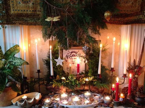 Pagan yule festivities and observances
